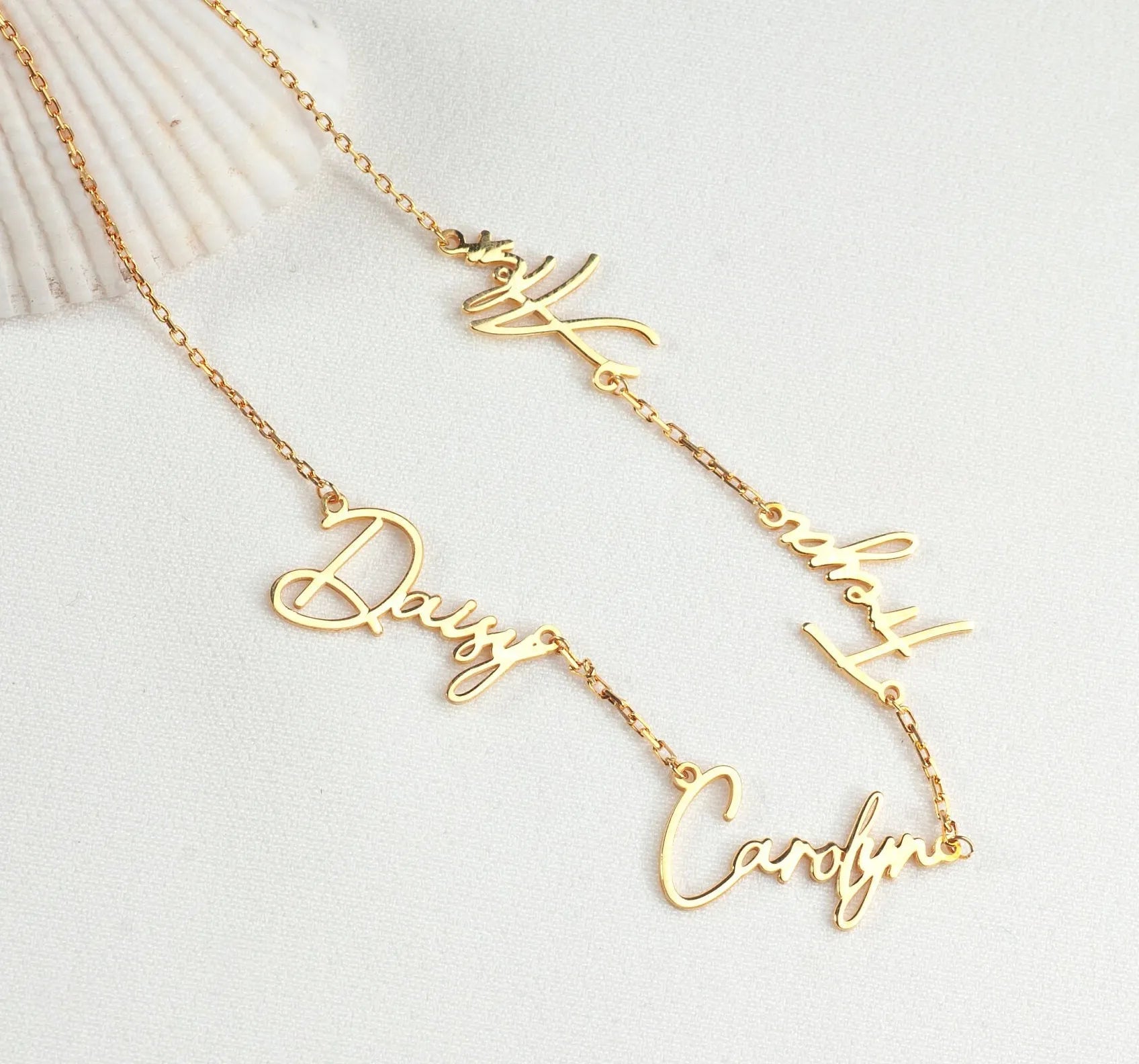 Custom Multiple Name Necklace