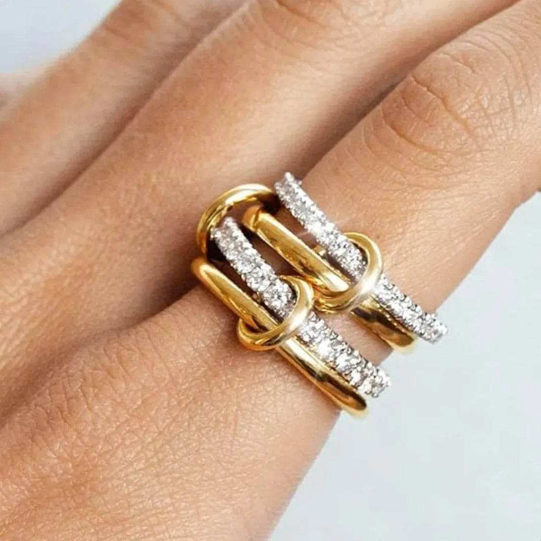 Lumière Pavé Stacking Ring