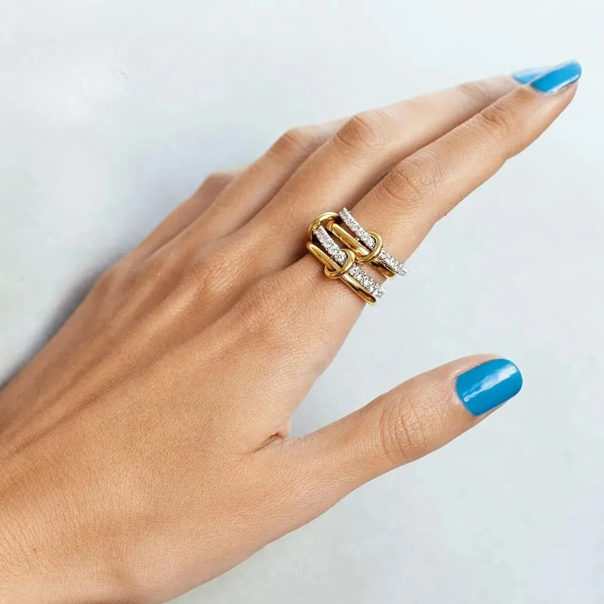 Lumière Pavé Stacking Ring