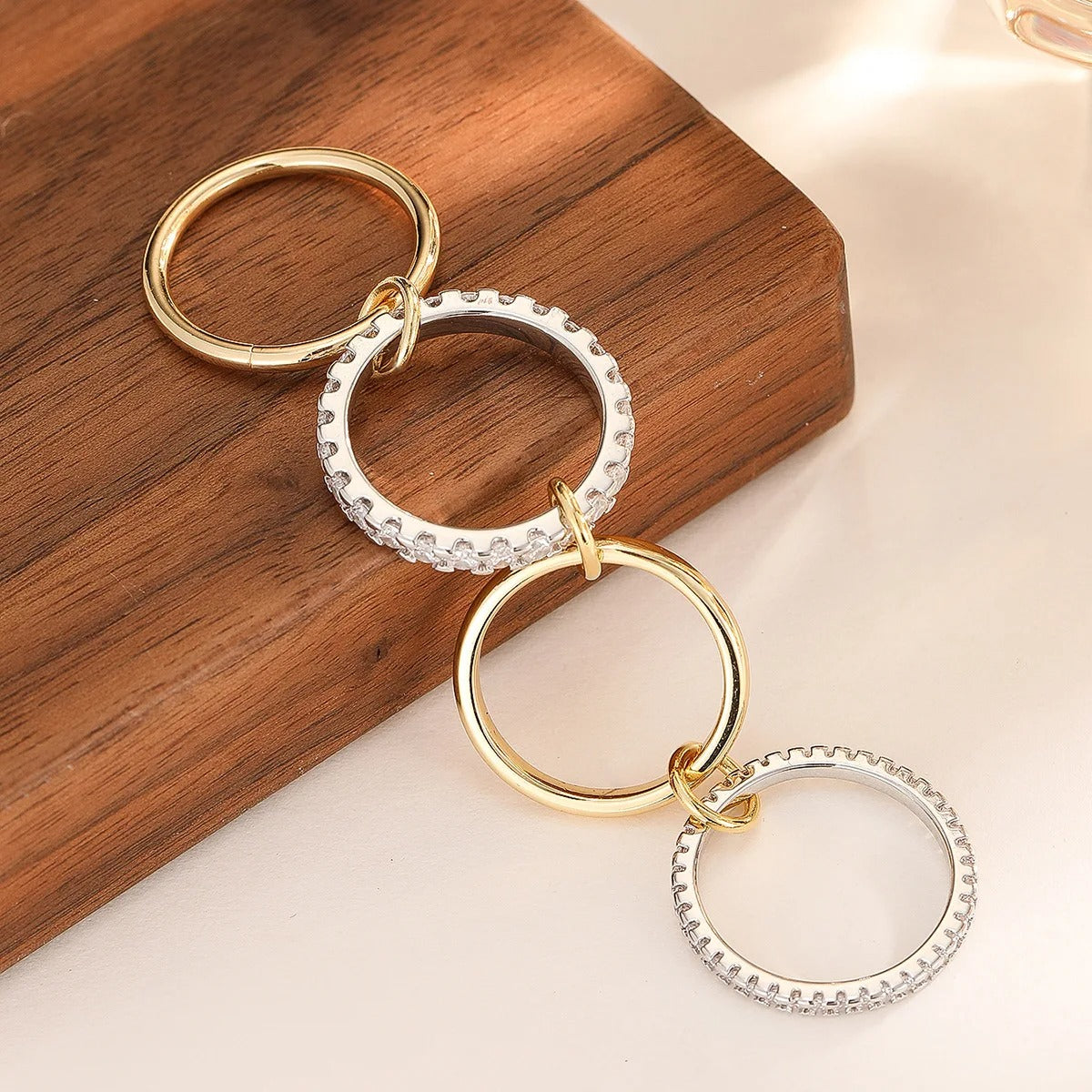 Lumière Pavé Stacking Ring