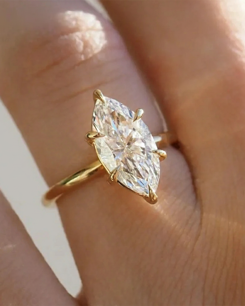 Marquise Solara Ring