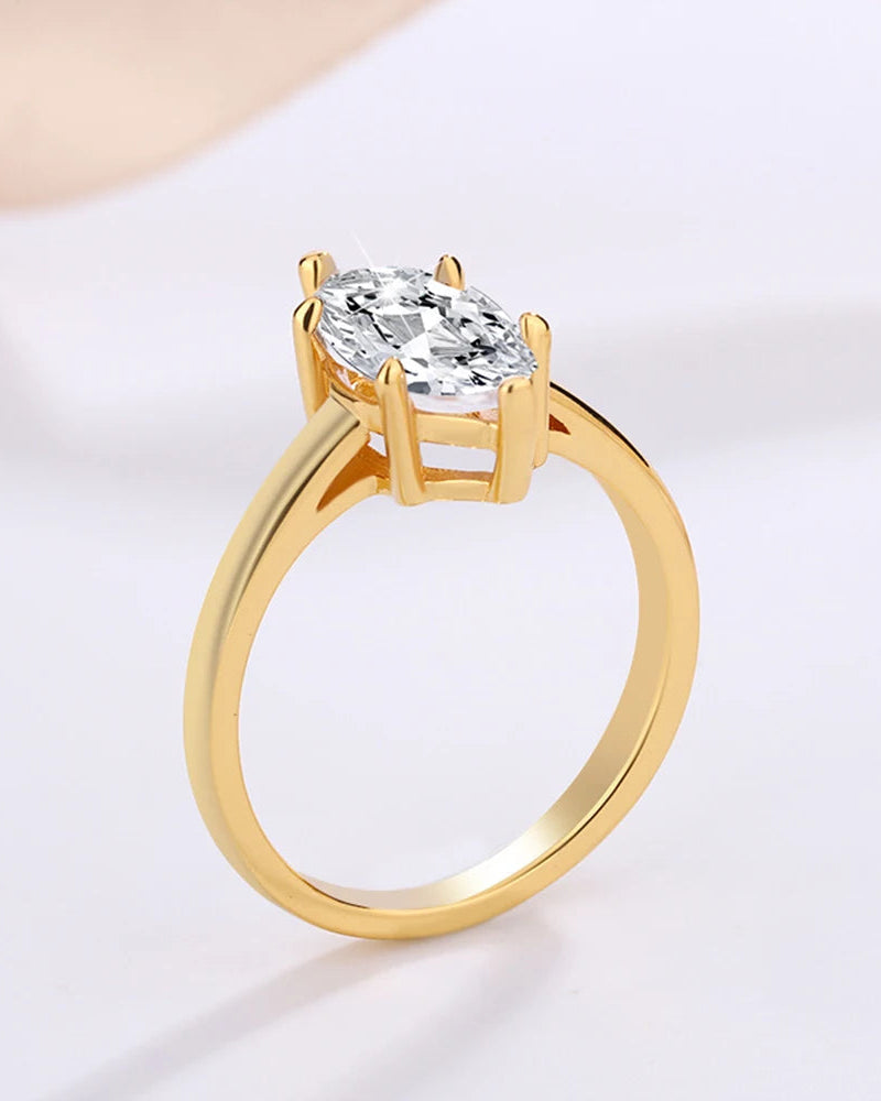 Marquise Solara Ring