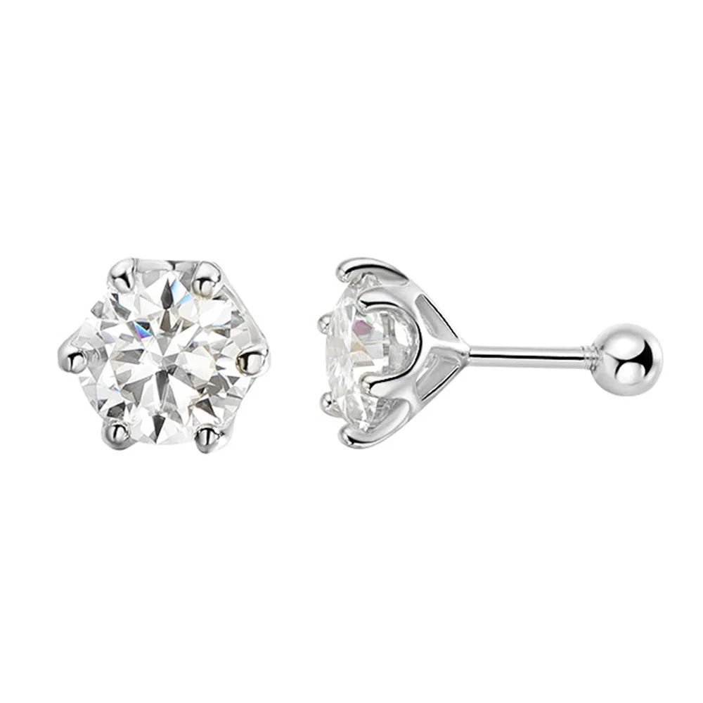 Solane Moissanite Studs